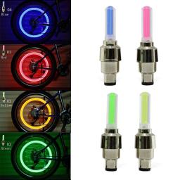 Luzes de bicicleta com sensor de movimento, luzes led com baterias, para estrada, mtb, mountain bike, tampa da válvula do pneu, acessórios de bicicleta, 2 peças - Image 3
