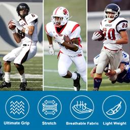 Luvas de treinamento esportivo de futebol alça ajustável design dedo cheio luvas de ciclismo ao ar livre jogo de treinamento pronto luvas de proteção - Image 3