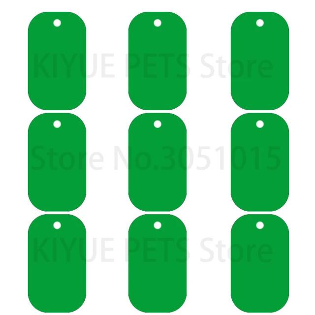 Conjunto de 20 Placas de Identificação Personalizadas para Cachorros com Pingentes para Nome e Acessórios Masculinos