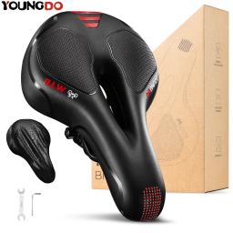 Jovendo assento de bicicleta de trekking, à prova d'água, oco, confortável, espuma gel, ciclismo, almofada para mtb, bicicleta de estrada, bicicleta de exercício - Image 1