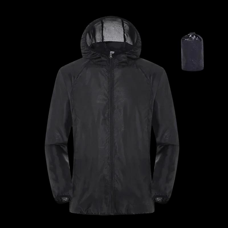 Casaco impermeável para homens e mulheres, roupas de proteção solar, roupas de pesca e caça, secagem rápida, blusão com bolso - Image 1