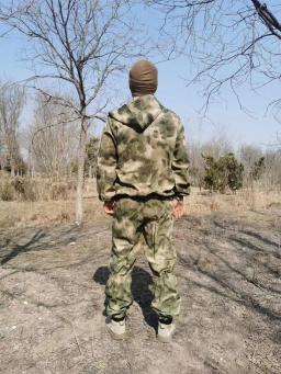 Capa de Camuflagem Respirável, Caça Tática A-TACS, EMR Pequeno Homem Verde, Mh Ruínas, Flor Branca Soviética, Primavera, Verão - Image 5