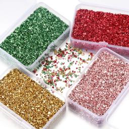 Pedras De Cor De Vidro Esmagado para DIY, Enchimento Irregular de Resina, Molde De Resina Epóxi, Fazer Jóias, Cristal Nail Art Decoração, 80g por Caixa - Image 4