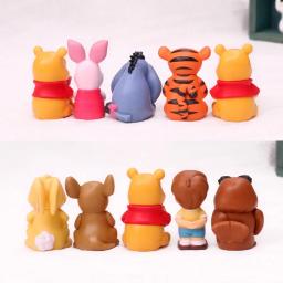 10 pçs/set dos desenhos animados winnie the pooh figura de ação brinquedo pooh urso tigger eeyore leitão figura de ação bonecas brinquedo presentes para crianças - Image 2