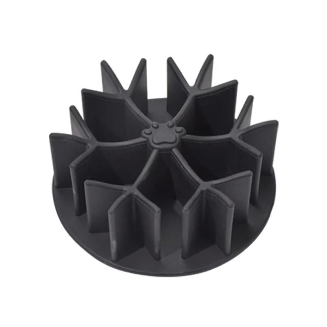 Alimentador Lento Antiderrapante de Silicone para Cachorros - Tapete Quebra-Cabeça para Alimentos Pets