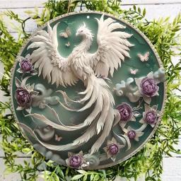 Alumínio Phoenix Wall Sign, efeitos visuais 3D, impressão de alta definição, resistência às intempéries, decorações de jardim, decoração de casa - Image 1