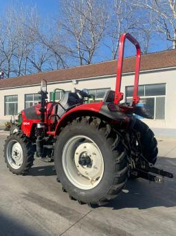 Trator agrícola multifuncional para serviço pesado, 90hp, 4x4, com colheitadeira de arroz, adequado para depósito de campo seco de arroz - Image 5
