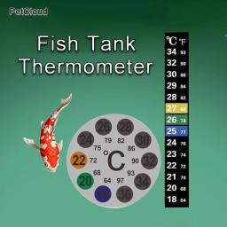 Aquário tanque de peixes geladeira termômetro adesivo vara-na medição digital adesivos de controle de temperatura de água suprimentos de aquário - Image 1