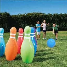 Crianças brinquedos pvc inflável bola de boliche conjunto estudante esportes ao ar livre brinquedos empresa reunião anual equipe construção bar jogos adereços - Image 1