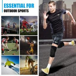 Joelheiras para homens e mulheres, treinamento de kick boxing e muay thai, proteção de suporte acolchoada de espuma para luta, mma, artes marciais - Image 5