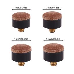10 unidades/pacote 10/11/12/13mm conjunto de substituição de bilhar dicas de taco de bilhar dicas de taco de bilhar virolas pontas de parafuso para snooker - Image 6