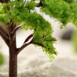 Árvores Modelo Miniatura para Construção Paisagem, Layout Cenário, Diorama Wargame, Acessórios Paisagem, 4cm, 10Pcs - Image 4