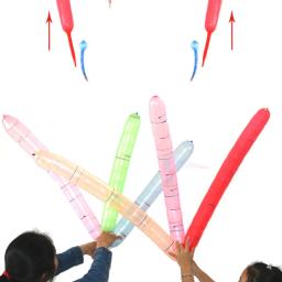 Balão divertido foguete gritando, Balões gigantes do apito voador, Cor brilhante, Ir para o céu, Kids Party Toy, 100pcs - Image 2