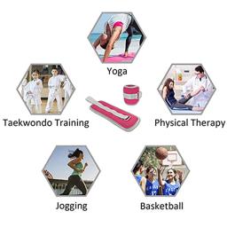 Pesos no tornozelo perna e braço equipamento de exercício, alças reguláveis para caminhada, Fitness, ginásio, ioga, pilates, aeróbica, mão, pesos - Image 5