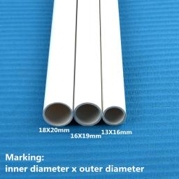 Tubulação branca do PVC para o tanque de peixes, tubo do aquário, irrigação do jardim, encaixes molhando, comprimento 50cm, comprimento 6-20mm, aquário, 2-10Pcs - Image 6