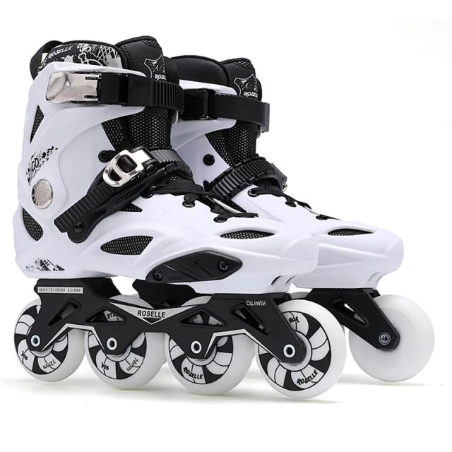 Patins Inline JK Skate para Adultos - Freestyle e Slalom com Rodas Rocked para Homens e Mulheres