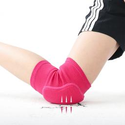 Esportes compressão joelheiras elástico joelho protetor espessamento esponja joelhos cinta suporte para dança treino treinamento - Image 3