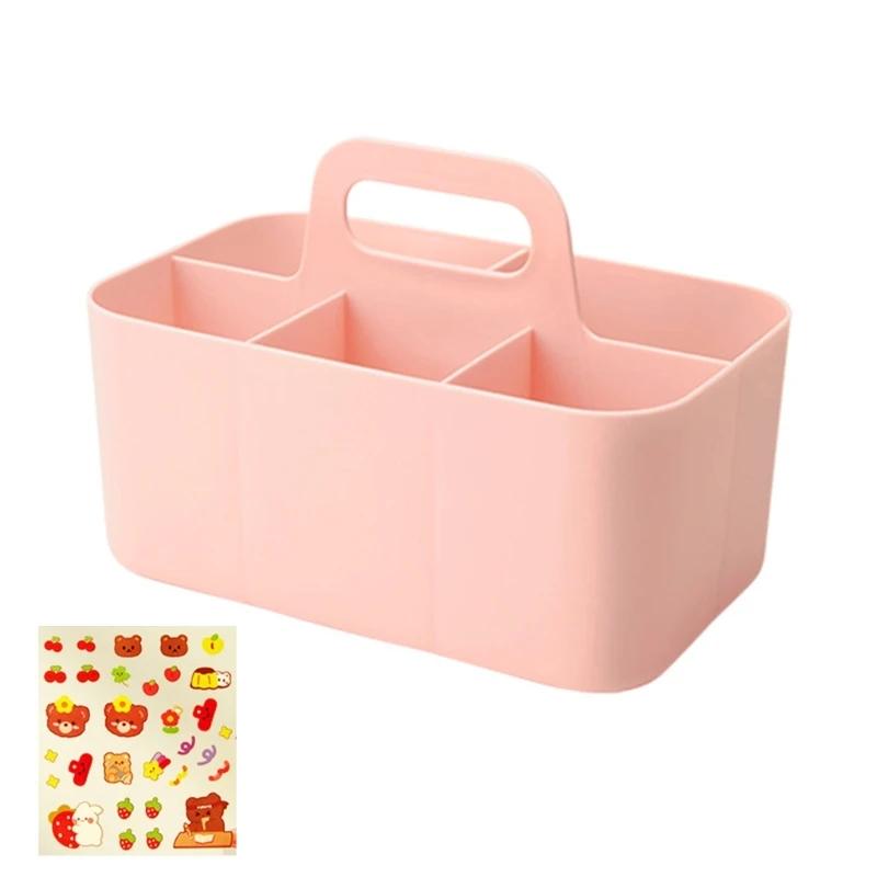 Suporte organizador marcadores com alça Suporte armazenamento materiais arte capacidade - Image 1