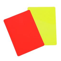 Cartões penalidade árbitro esportivo 652d, para futebol, esporte, jogo futebol, cartão árbitro futebol pvc, - Image 1