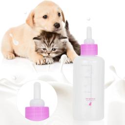 Conjunto de mamadeiras de gatinho, Kit de cuidados de enfermagem, Cachorro Pet, Cão pequeno, Gato, 60ml - Image 2