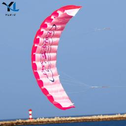 Pipas profissionais de linha dupla para adultos e crianças, linha Power Kitesurf, paraquedas grande, praia ao ar livre diversão, 1,4 m, alta qualidade - Image 3