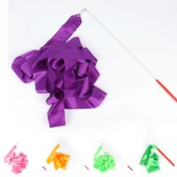 Bastão girando para treinamento de ginástica, fitas coloridas, arte rítmica de dança, balé de ginástica, jogos esportivos ao ar livre, 2m, 4m, 6m - Image 3