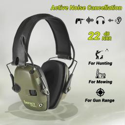 Anti-Noise Shooting Earmuffs, Fone De Ouvido Tático, Amplificação De Som De Impacto, Proteção De Ouvido, Esportes Ao Ar Livre, 1Pc - Image 1