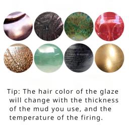 Forno Elétrico de Temperatura Média, Esmalte Metal Art Glaze, Artesanato DIY Cerâmica, Chá de Cerâmica, Materiais para Colorir pintados à Mão, 500g - Image 2