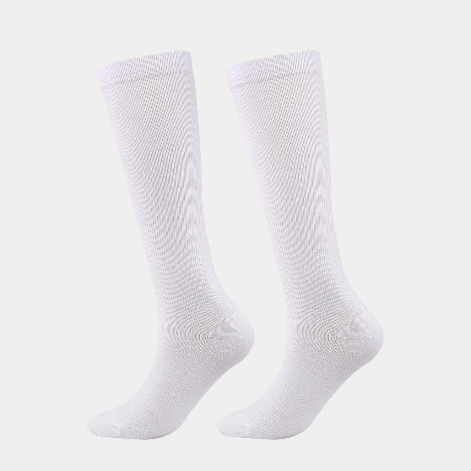 Meias de compressão varizes para homens e mulheres, meias pretas, apto para golfe, rugby, caminhadas, esportes, anti fadiga, condução, viagens, voo - Image 1