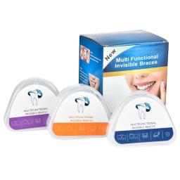 Dispositivo ortodôntico dental transparente, protetor bucal, protetor, dentário, correção de sorriso, macio e duro, 3 estágios - Image 6