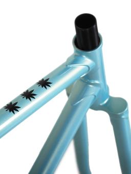 Quadro bicicleta retro Steel853, engrenagem fixa, azul, PIZZ-E1 - Image 5