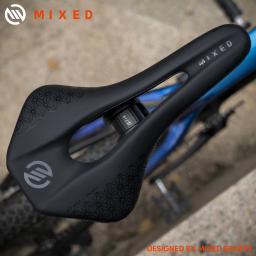 Mista de fibra de carbono completa 5d ultra pacote leve sela da bicicleta 143mm 135g para estrada mtb mountain bike assentos de carbono - Image 2