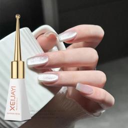 Esmalte magnético para unha arte, unha polonês, espelho, porcelana, branco, olho de gato, efeito galáctico, led uv, 10ml, 1pc - Image 6