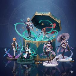 2026 genshin impacto anime figura caixa da sorte caixa cega modelo de jogo brinquedo presente colecionável para fãs figura ação conjunto surpresa - Image 3