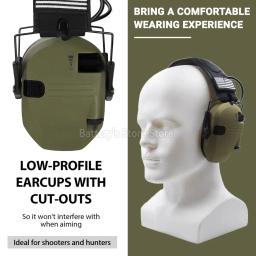 Honeywell-Tiro Eletrônico Tático Ouvido, Fone De Ouvido Anti-Ruído, Auricular De Amplificação De Som, Proteção Auditiva, Dobrável - Image 3
