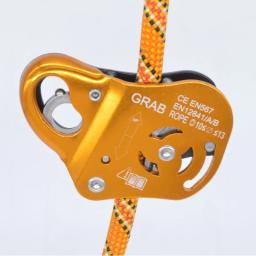 Removível Self-Locking Rope Grab, Proteção contra Queda Fits, Outdoor Escalada Montanhismo engrenagem, 10-13mm, 100kg - Image 2