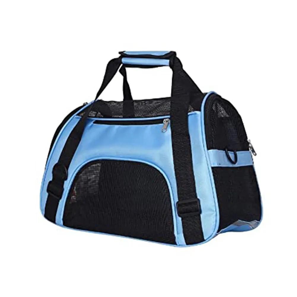 Cat Carrier Soft-Sided Pet Travel Carrier para gatos, cães Puppy Comfort Portable Folding Pet Carrier - Image 1