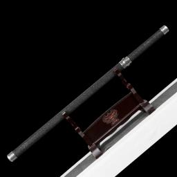 Espadas de batalha de dragão preto chinês lâmina de aço manganês real artesanal tamanho completo pronto para treinamento arma kongfu catana - Image 6
