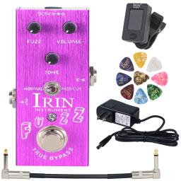 Joyo/iren fuzz efeito de guitarra elétrica, 3 modelos, mini pedal único, fuzz oitava vodu, true bypass efeitos, acessórios de guitarra - Image 4