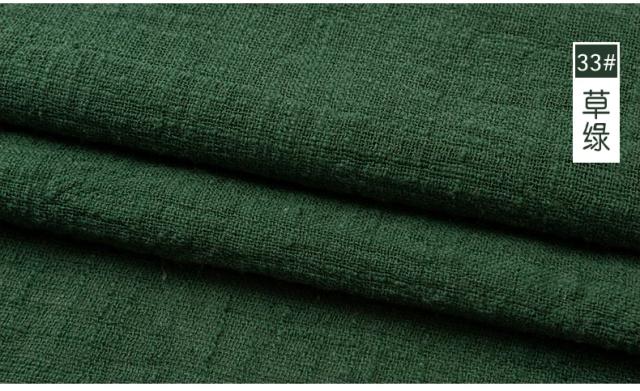 Algodão de Linho Fino e Macio - Tecido Orgânico Natural Puro para Costura e Roupas Artesanais, Ideal para Patchwork (50x130cm)