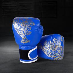 Luvas De Kickboxing De Couro PU, Luvas De Boxe Sanda Respiráveis, Treinamento De Perfuração, Sandbag - Image 2