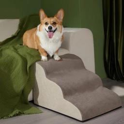 Anti-Slip Escada Removível Pet Escada, Dog House Ramp, Cat Bed Escadas, cão pequeno Suprimentos, 2 Passos, 3 Passos, 4 Passos - Image 2