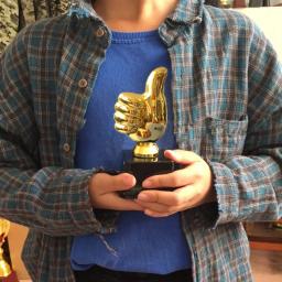 Recompensa Polegares Troféu Troféu para Crianças, Mini Prêmios Brinquedos, Favores De Festa, 1Pc - Image 3