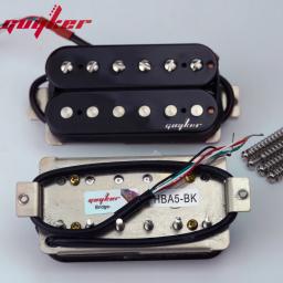 GUYKER Captadores Humbucker para Guitarra Elétrica Conjunto de Captador de Ponte de Guitarra de Bobina Dupla e Captadores de Pescoço - Preto - Image 2