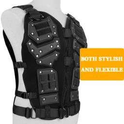 Novo tático ajustável multi-funcional colete ao ar livre roupas de jogo proteção de treinamento caça combate colete de proteção de segurança - Image 3