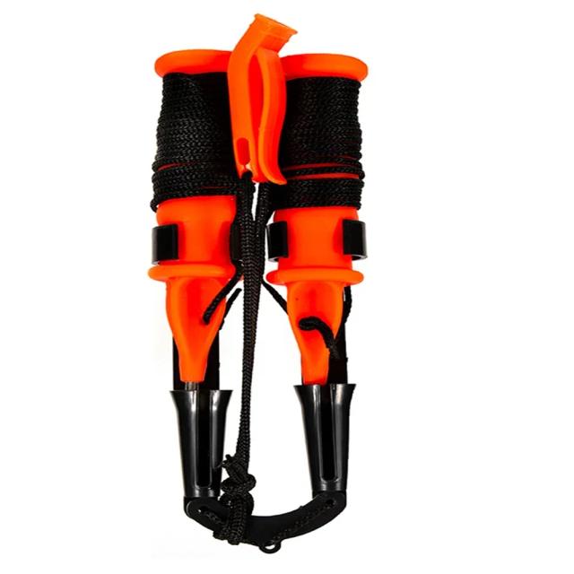 Picareta de Pesca no Gelo Portátil: Equipamento de Pesca de Inverno com Espigões e Correia para Aventuras ao Ar Livre