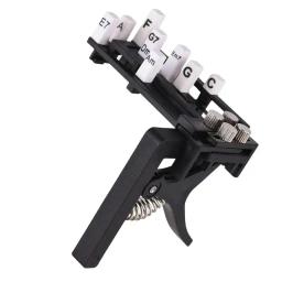 Reutilizável Guitar Chord Presser, Ukulele Chord Trainer, Guitar Aid Assisted Tool, Ukulele compacto, Assistente de acorde, Ukulele Acessórios - Image 1