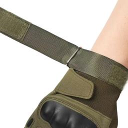 Luvas Táticas de Dedo Completo Masculino, Proteção Fitness, Motocicleta Esportiva, Caça, Escalada, Caminhada - Image 5