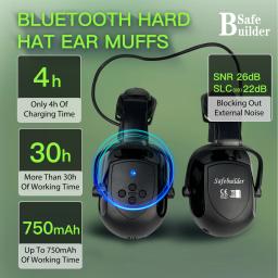 Segurança ventilada Hard Hats com viseira Bluetooth, orelha regalos, escudo facial, silvicultura, motosserra, trabalho em árvore, ao ar livre, ANSI Z89.1 - Image 4
