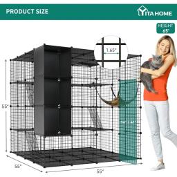 Gaiola de metal dobrável para pet, gatos grandes, armadilha interior, suprimentos ao ar livre, grandes produtos, produtos da casa - Image 5